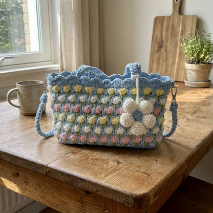 Crochet Flower Purse