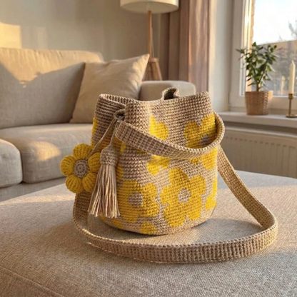 Crochet Flower Bag
