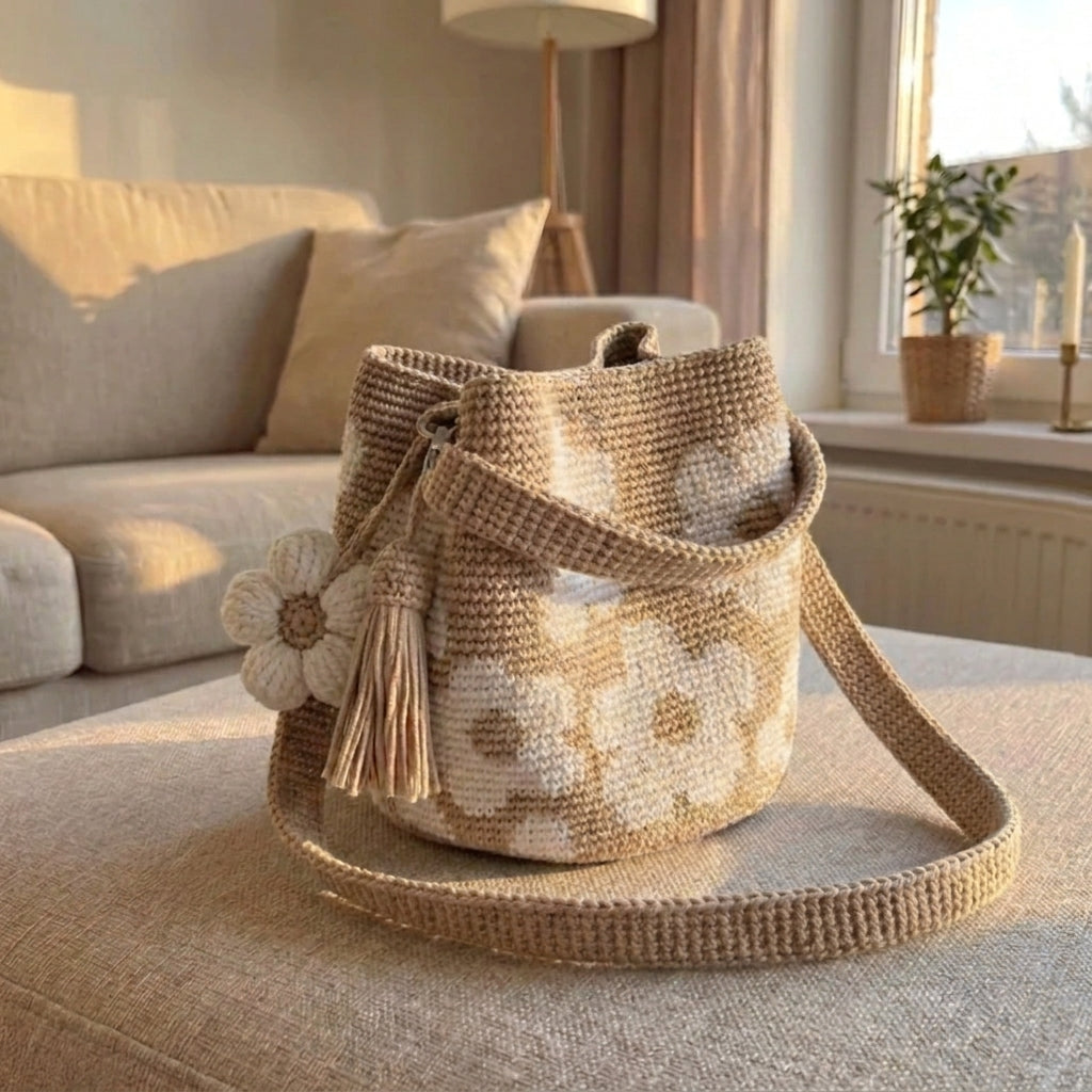 Crochet Flower Bag