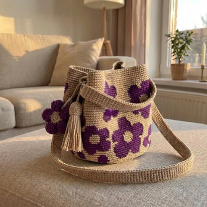 Crochet Flower Bag