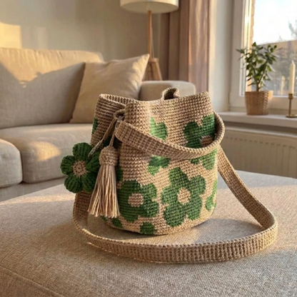 Crochet Flower Bag