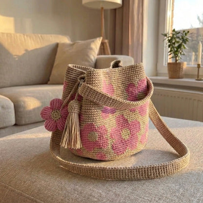 Crochet Flower Bag